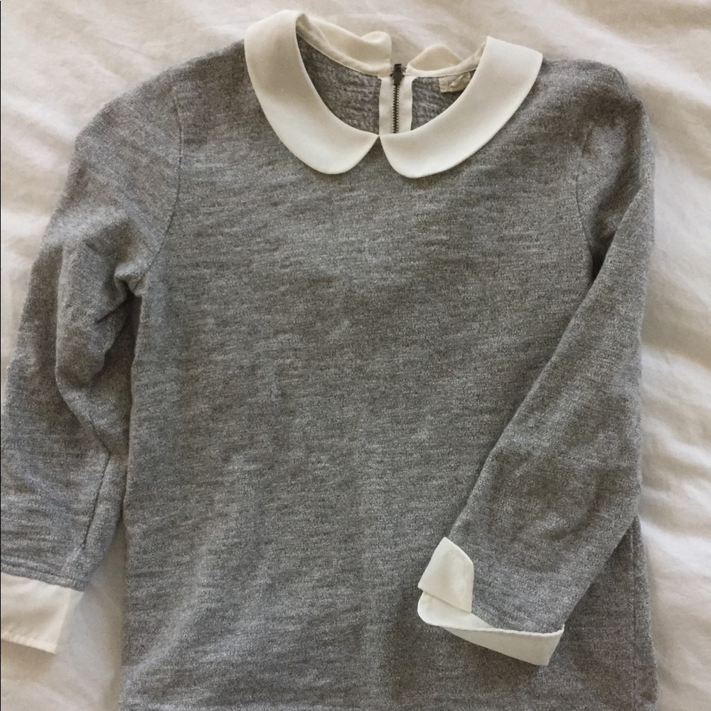 J Crew Peter Pan Collar Top